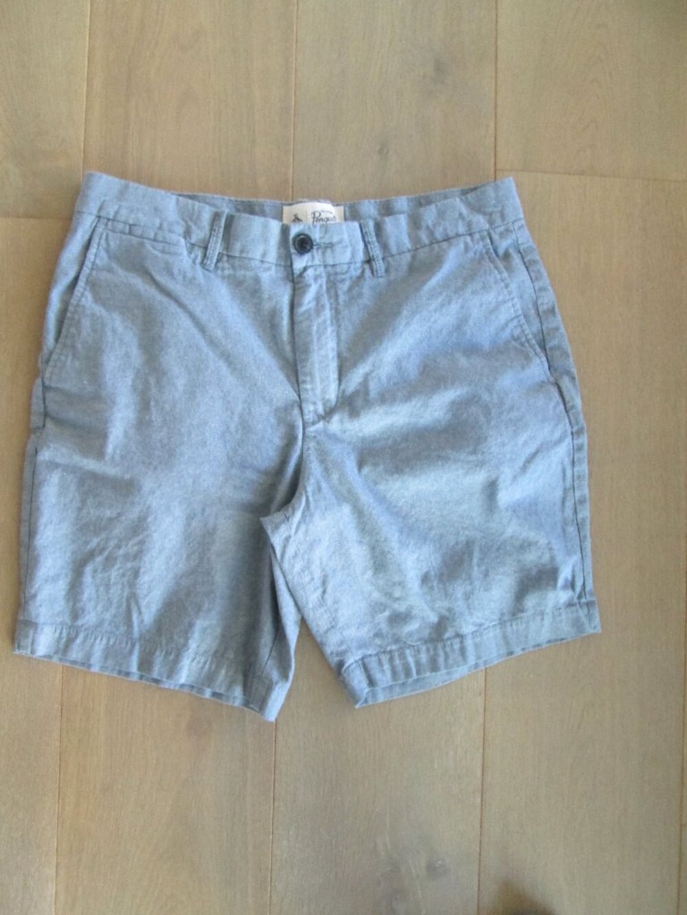 Penguin Flat Front Cotton Shorts Mens Size 32